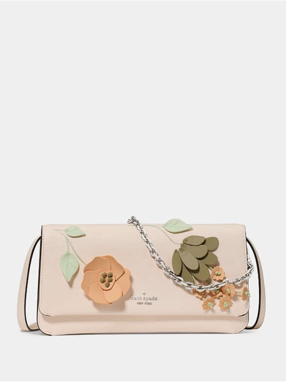 Kate Spade Ivy Floral Crossbody Bag Fresh Peach Multi